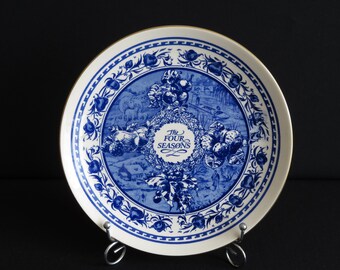 Ceramic plate Vintage The Decorative Caddy Collection  Jar Collection Mason/'s England Made Especially for Ringtons Newcastle 1993