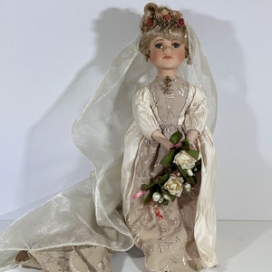 Porcelain doll bride -  Polska