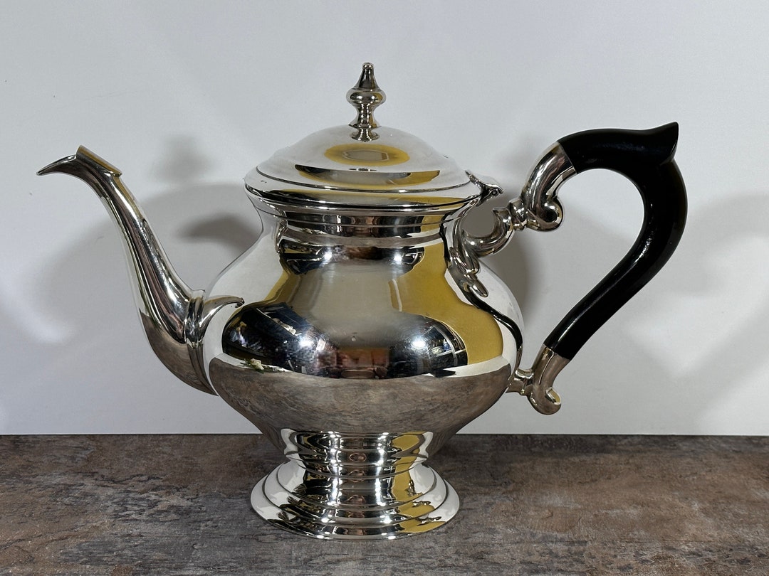Heavy Silver Plated Tea Pot EPNS Etsy