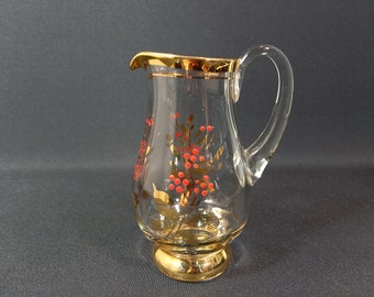 Vintage Glass Pitcher / Creamer