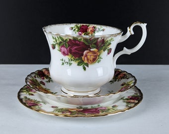 ROYAL ALBERT ' Old Country Roses ' Große Teetasse und Teller