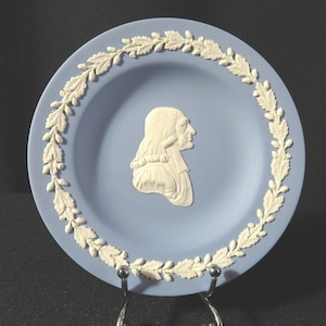 Wedgwood Pale Blue Jasperware Pin Dish
