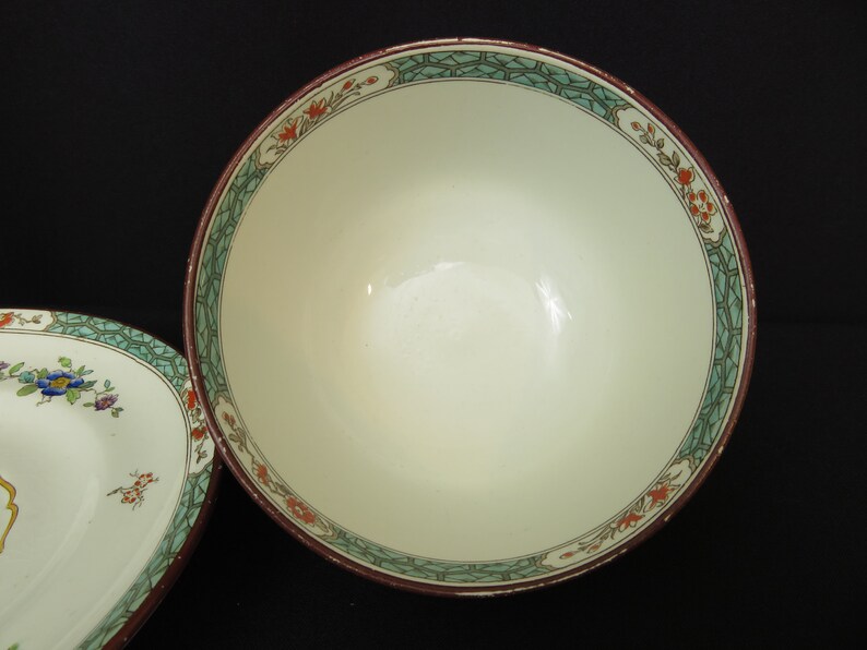 Vintage Copeland Spode Decorative Display Bowl and Side Plate Etsy UK