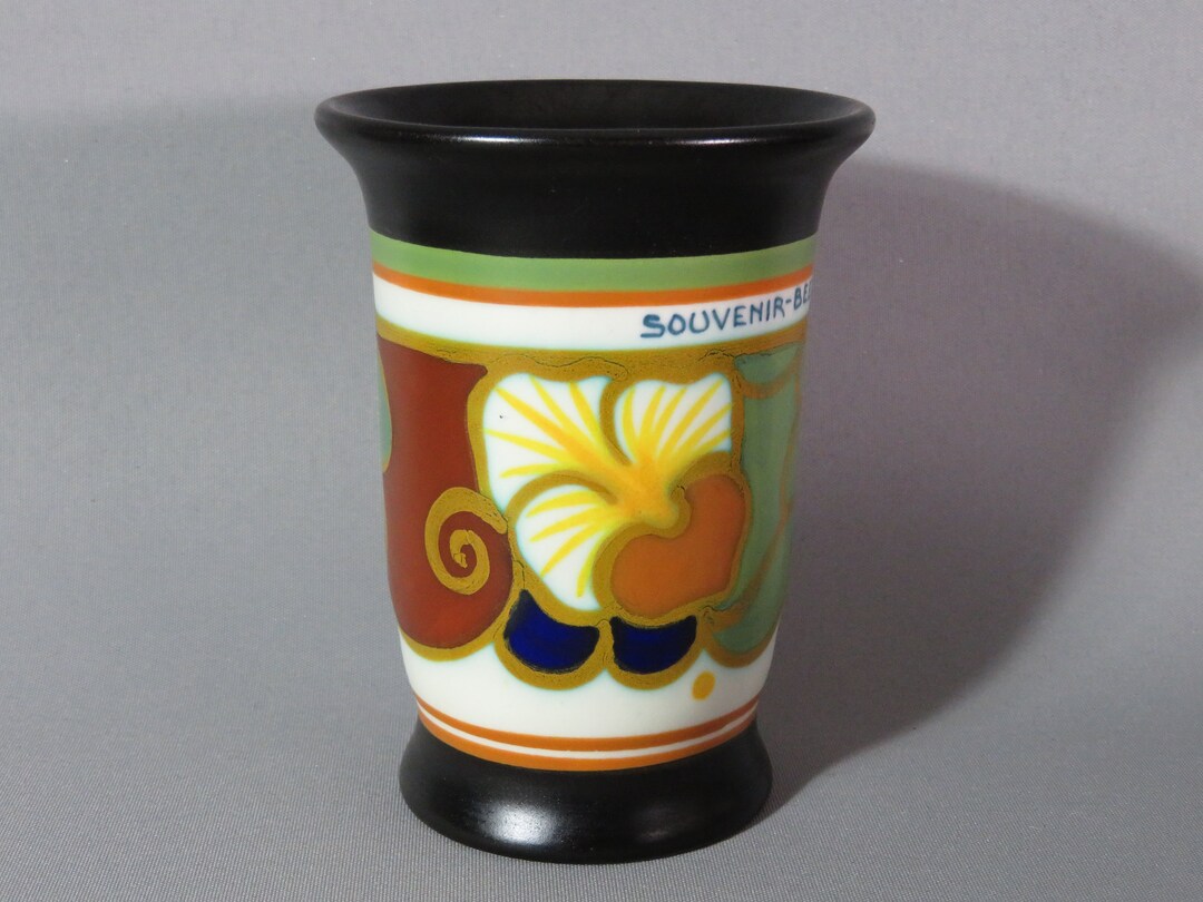 Vintage Gouda Holland Art Deco , Vase , Hand Painted , C.1930-40s - Etsy