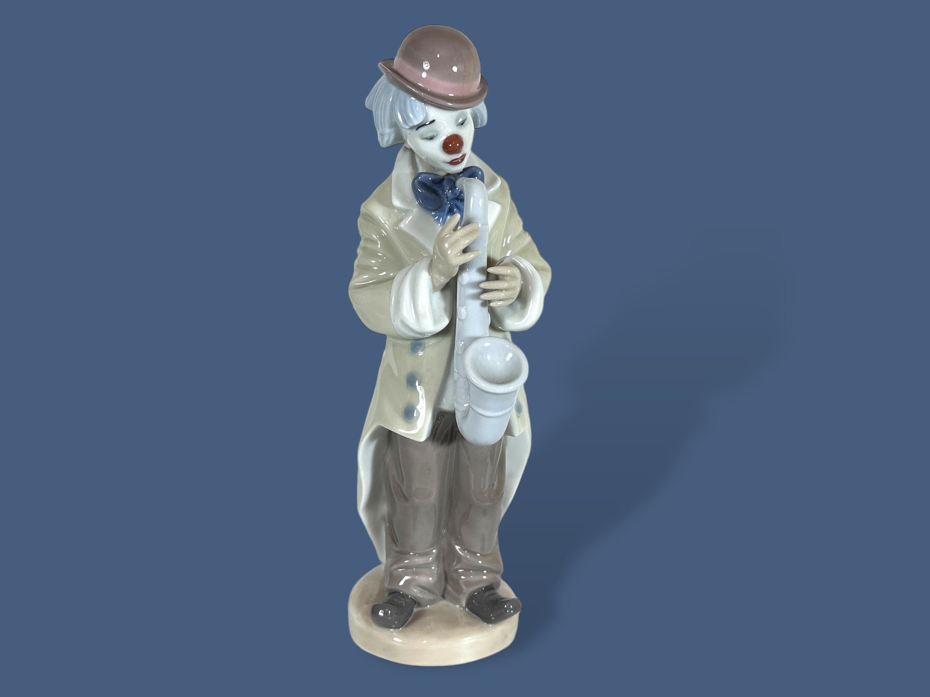 少年 ピエロ リヤドロ 哀しきサックス Sad Sax フィギュリン 難有 リヤドロ 5471 サックス SAD SAX CLOWN サキソフォン 少年