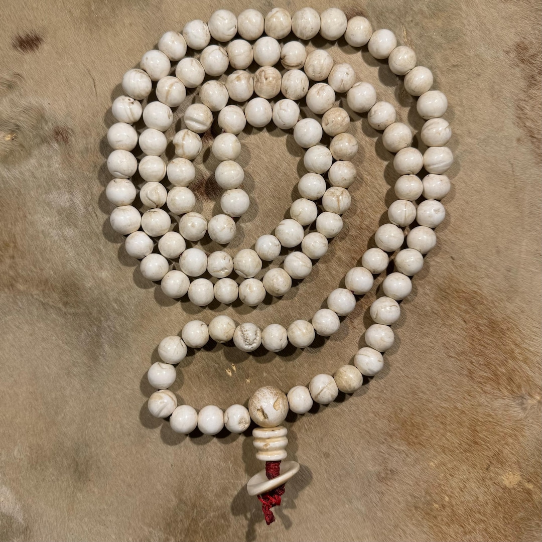 Shell Maala Precious Shell Mala Necklace (india Ladakh Kashmir) - Etsy