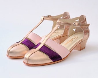 Harmony Bouncy | Women Swing Dance Shoes | Vintage Shoes | Customized | Harlem Shoes