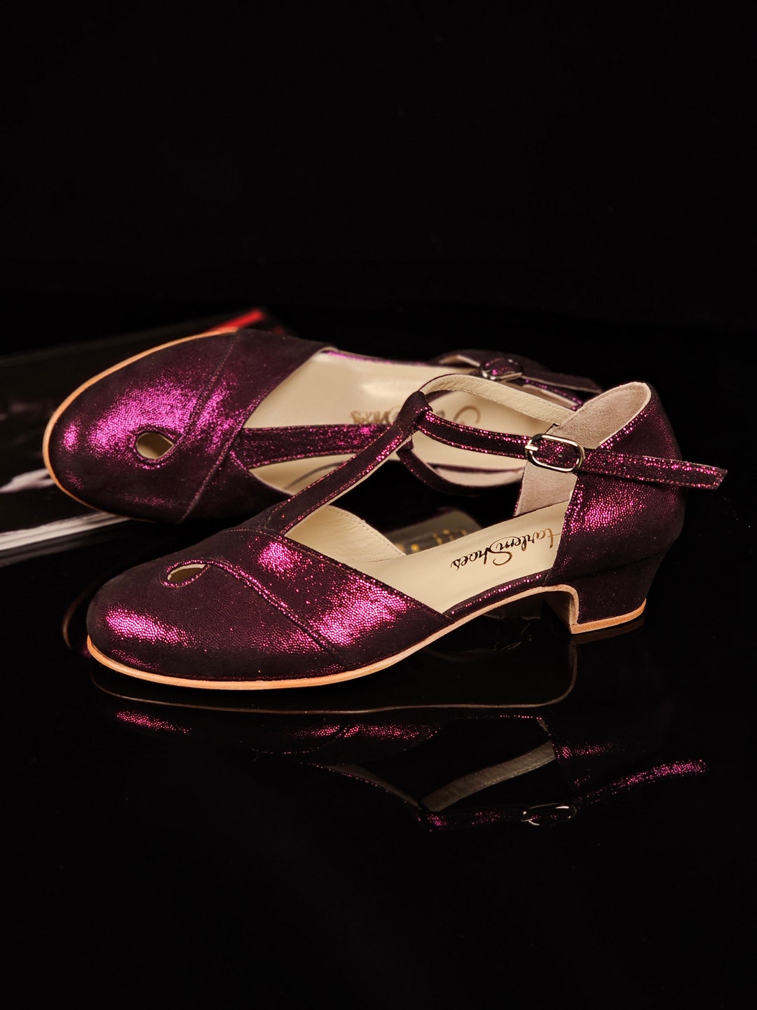 Boogie Woogie Zapatillas Para Bailar Swing Mujer Primavera En Piel