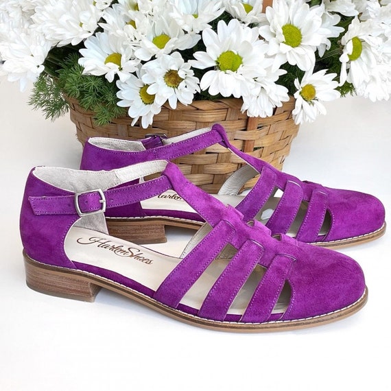 ¡¡NUEVO!! Zapatos de baile latino morado para mujer