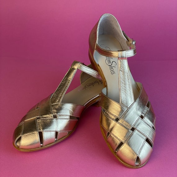 Buy in Rose Gold Swing Dance Shoes Online in India -