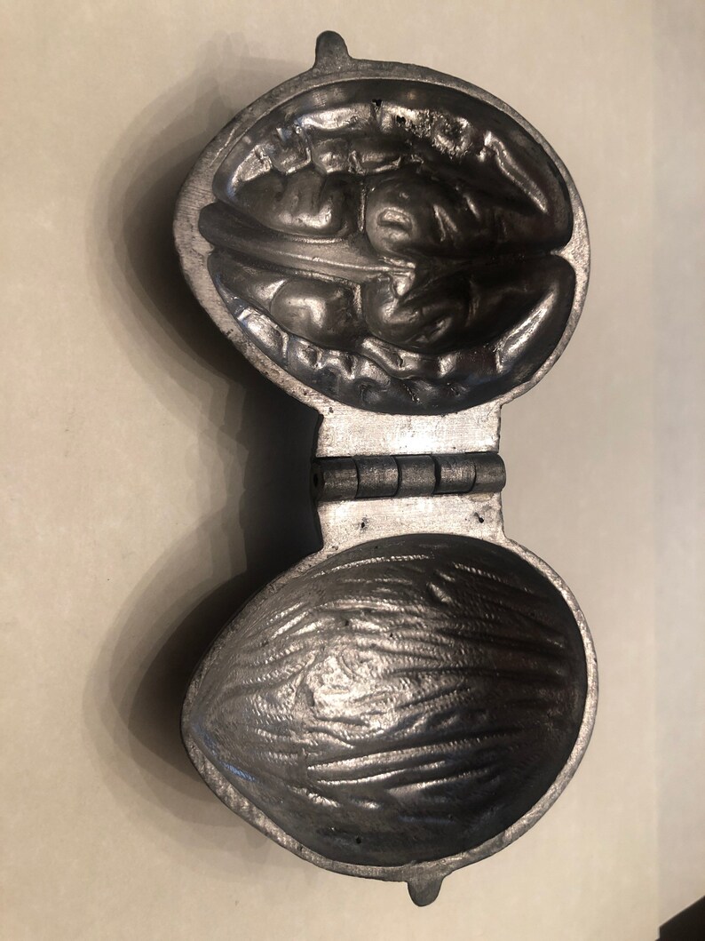 Vintage pewter walnut ice cream mold Figurines & Knick Knacks Art