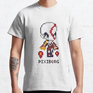 God of war - Pixel art Tshirt - kratos