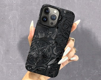 Mystic Esoteric Phone Case Halloween iPhone case Witchcraft Alchemy phone case