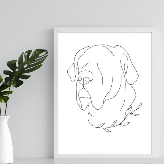 Custom Line Pet Art Custom Tattoo Designs - Etsy