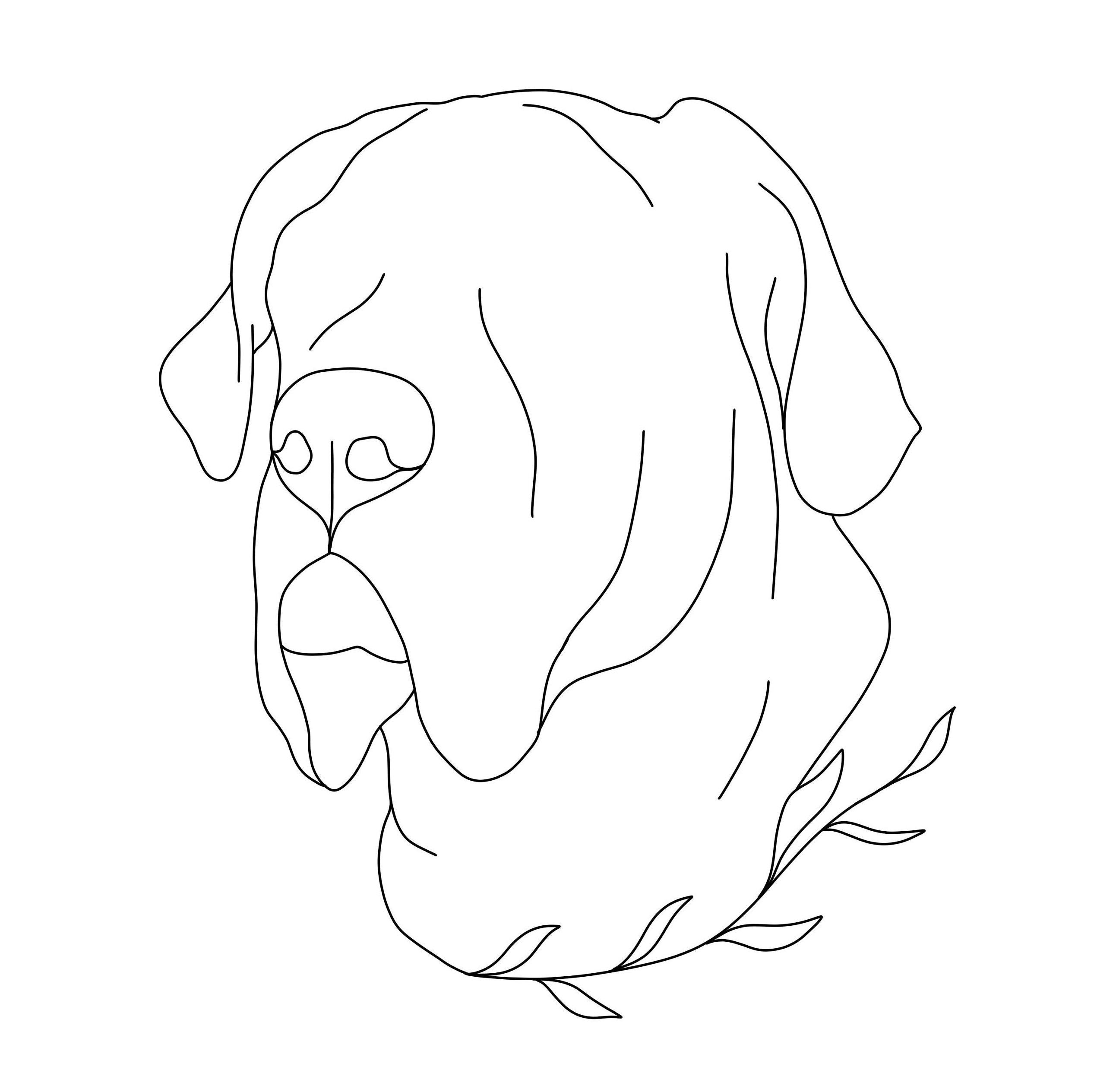 Custom Line Pet Art | Custom Tattoo Designs - Etsy