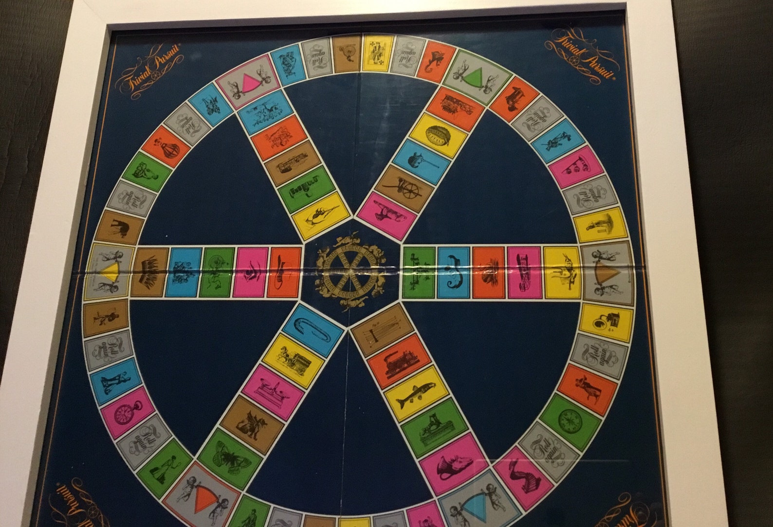 Vintage Framed Trivial Pursuit Game Board Etsy vintage-framed-trivial-pursuit-game-board-etsy