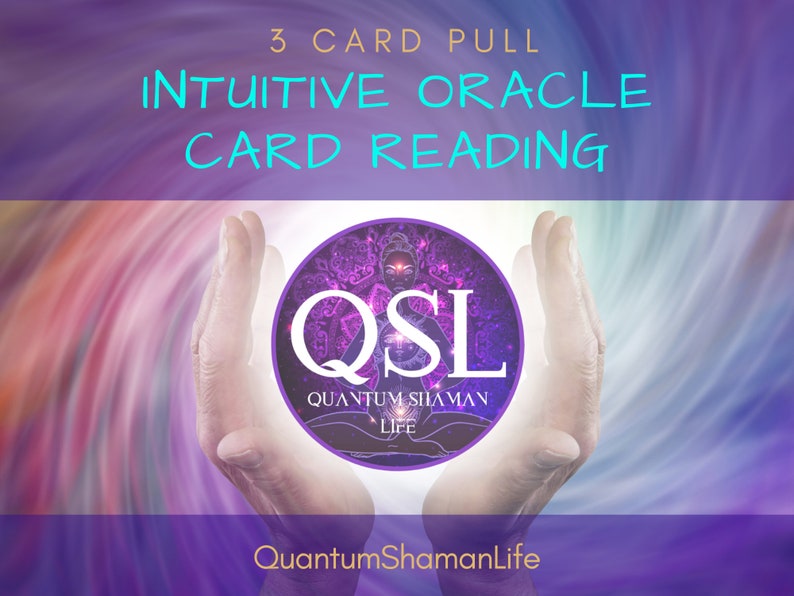 3 card pull intuitive oracle card reading etsy