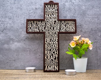 Our Father in Heaven - A prayer that everyone knows, and now also available as a decorative cross