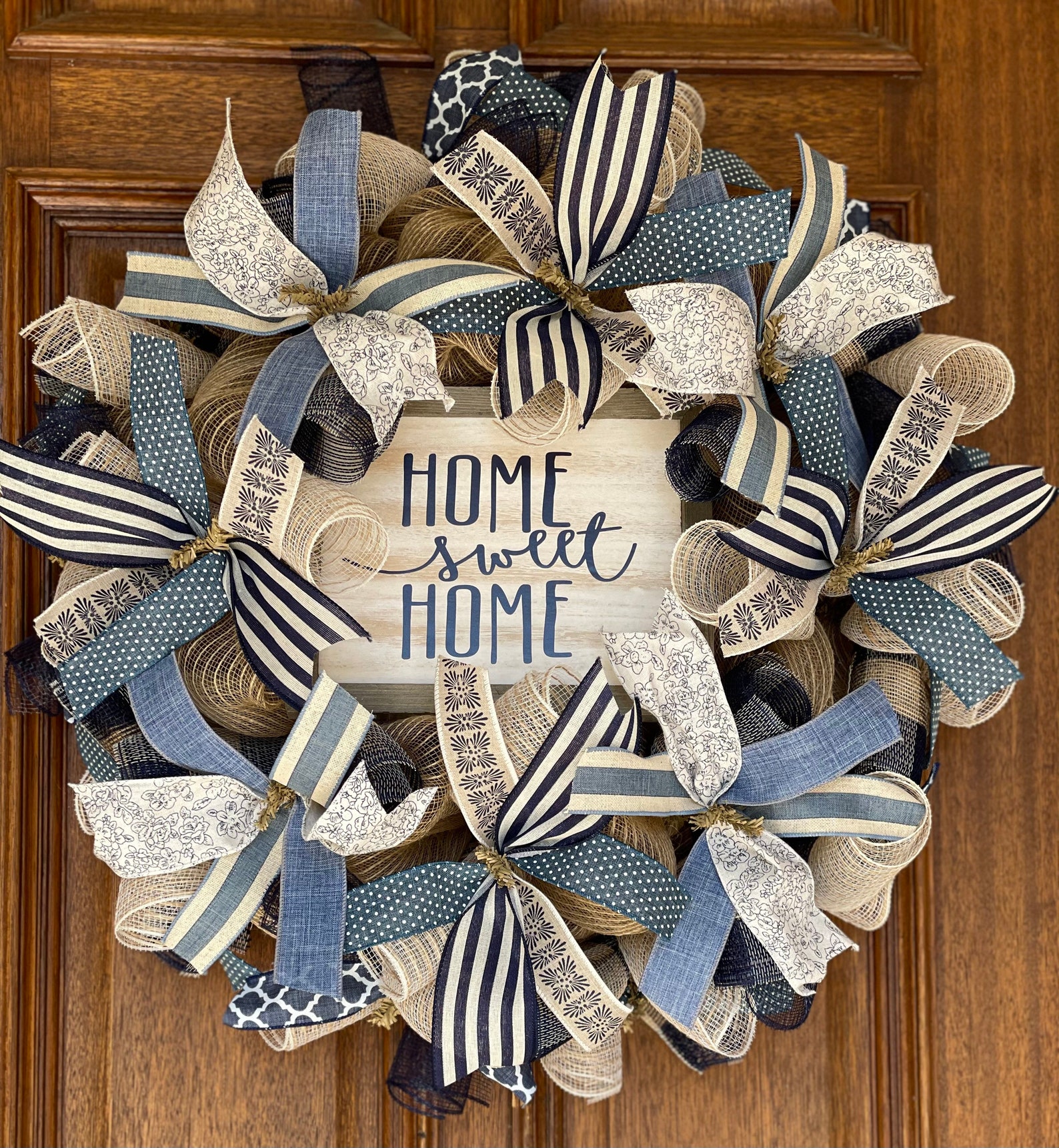 Welcome Farmhouse Wreath Farmhouse Wreath Welcome Wreath | Etsy