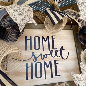 Welcome Farmhouse Wreath, Farmhouse Wreath, Welcome Wreath, Deco Mesh ...