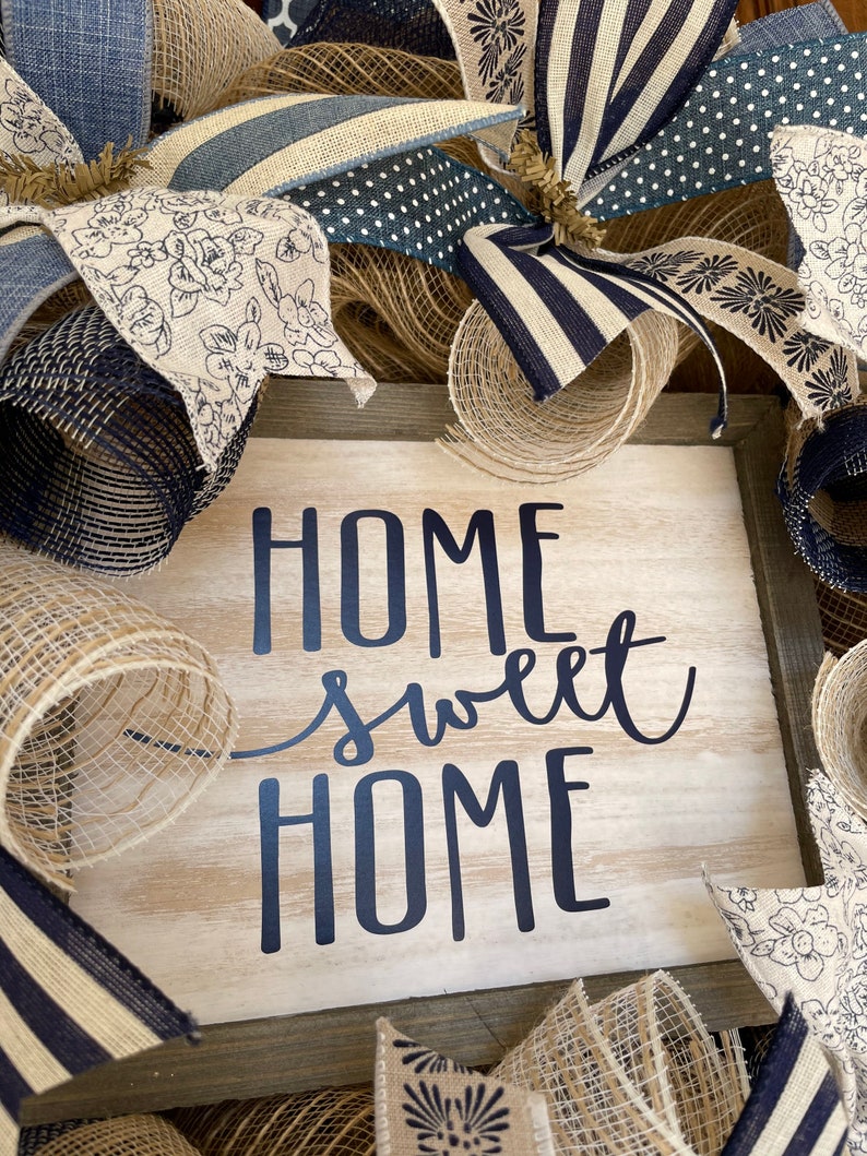 Welcome Farmhouse Wreath Farmhouse Wreath Welcome Wreath | Etsy