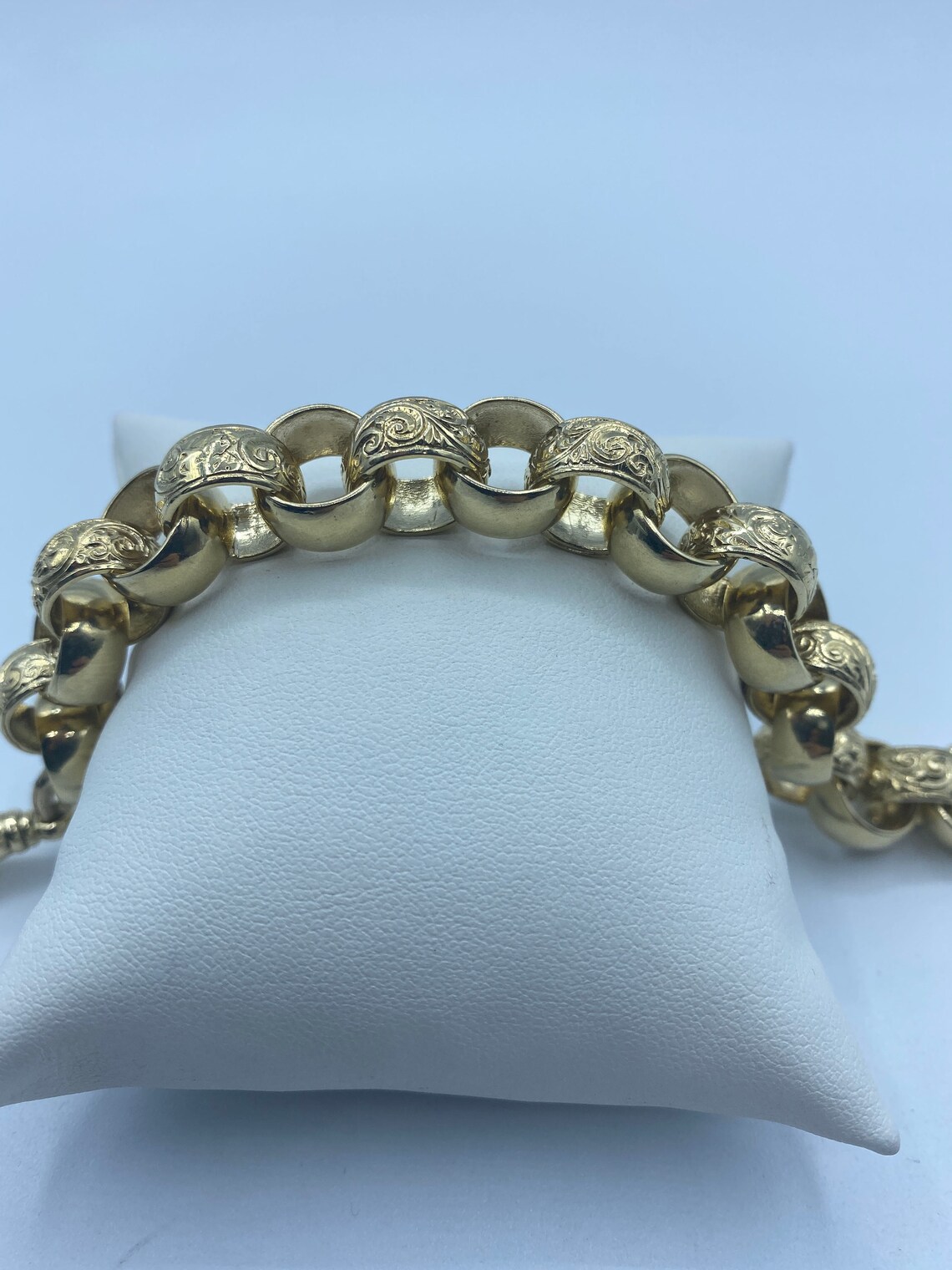 Mens belcher bracelet 9ct gold Outlet