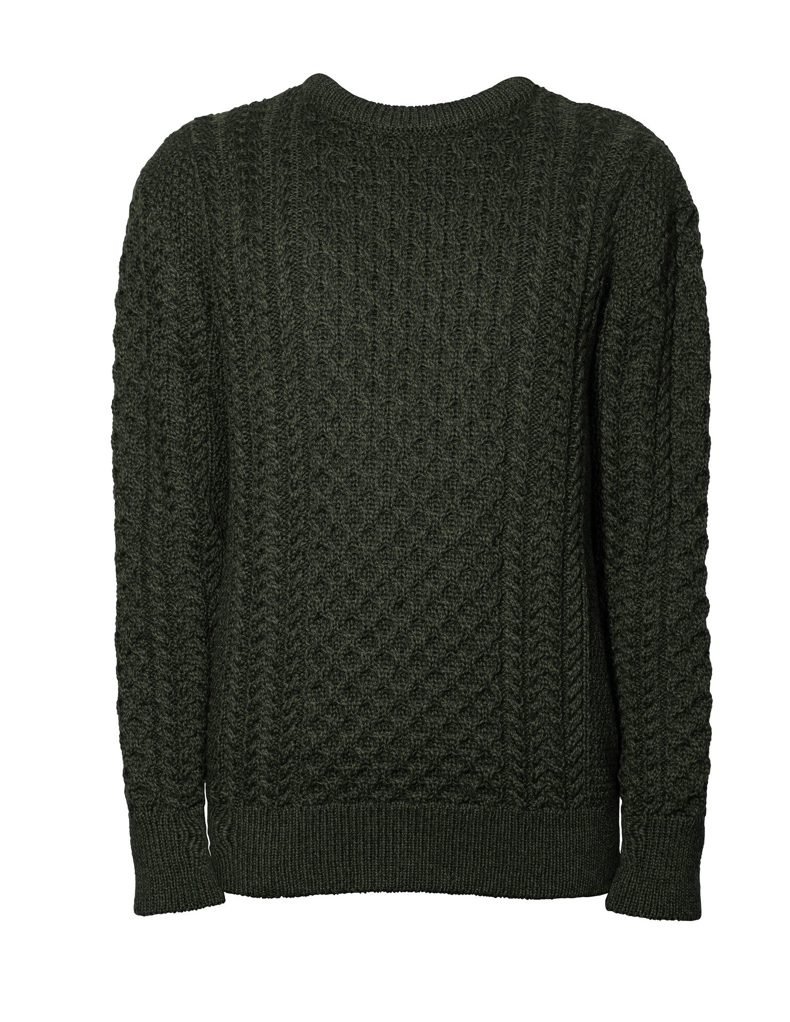 Men's Cable Knit Aran Fisherman's Sweater Army Green - Etsy