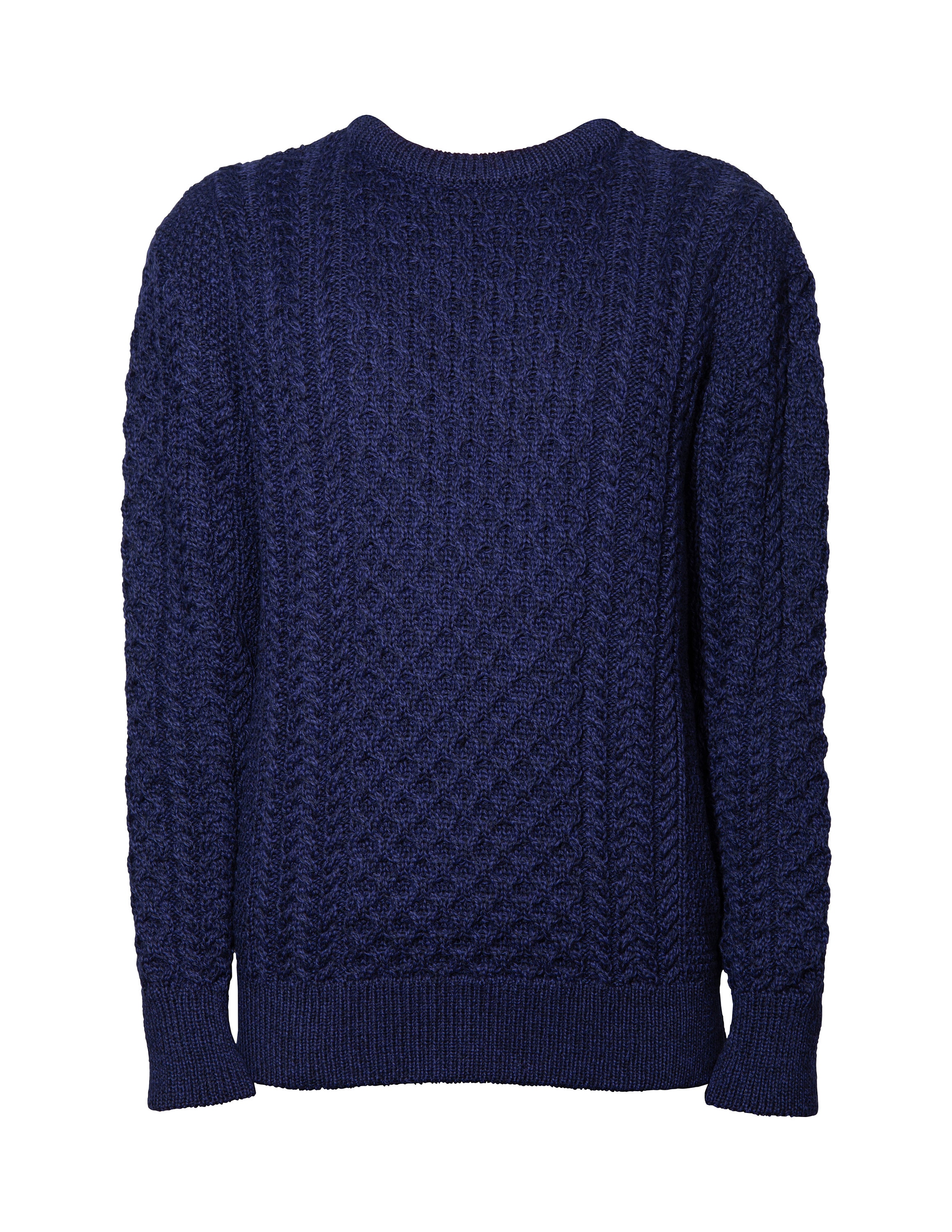 Men's Cable Knit Aran Fisherman's Sweater Dark Blue - Etsy