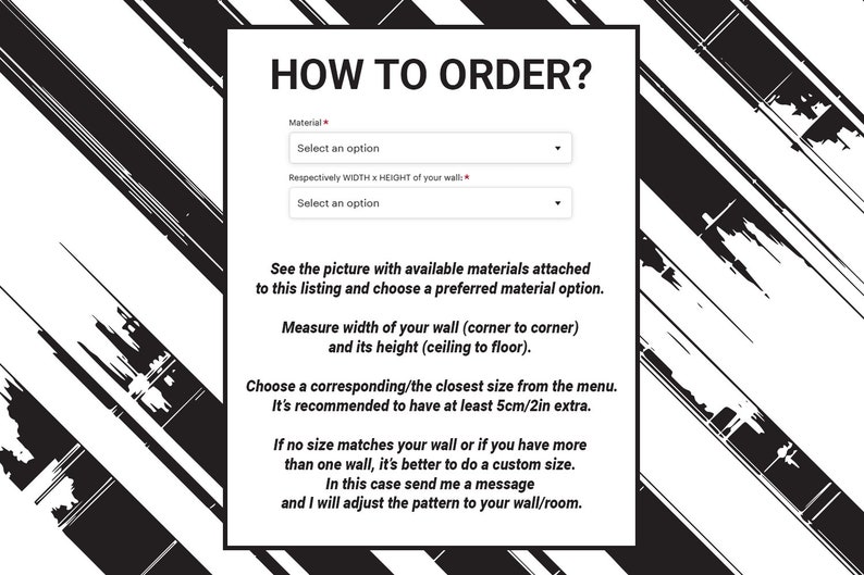 Buy Vintage Floral Wallpaper, Black and White Wall Mural Peel and Stick