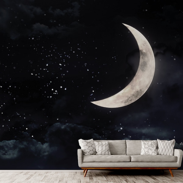 Night Sky Wallpaper Etsy