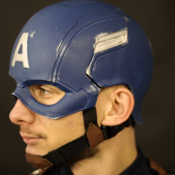 Captain America Helmet Etsy