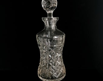 Antique glass decanter, Victorian