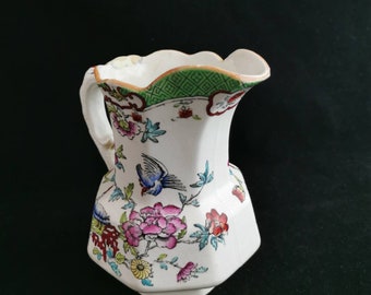 Antique ceramic jug, Chinoiserie