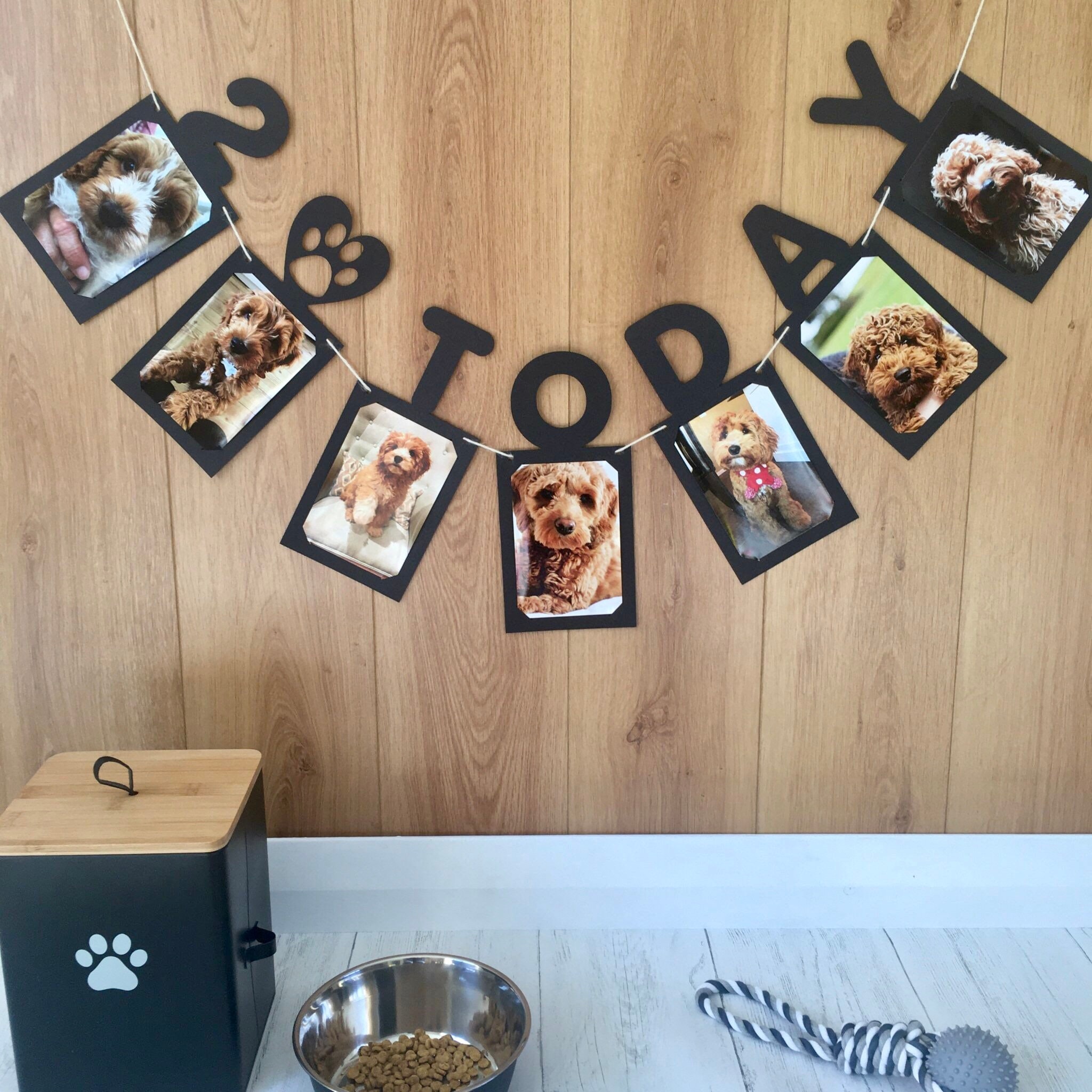 Dogs Birthday Banner, Dog Birthday Decorations, Dog Birthday, Dog