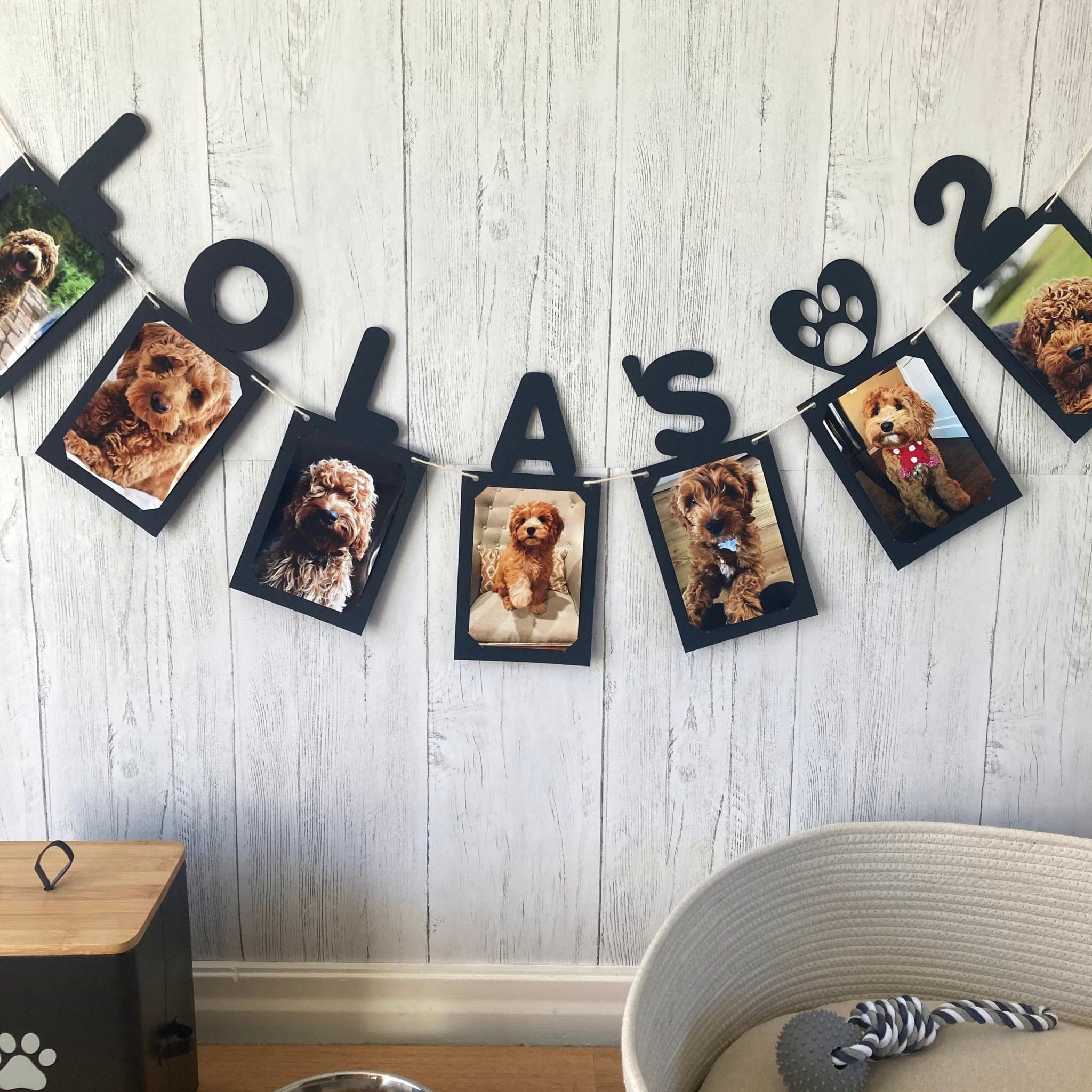 Dogs birthday banner, dog birthday decorations, dog birthday bunting,…