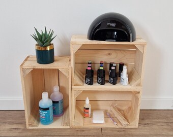 Storage wooden crates, small boxes, crates for decoration, boxes for storage, gift chest
