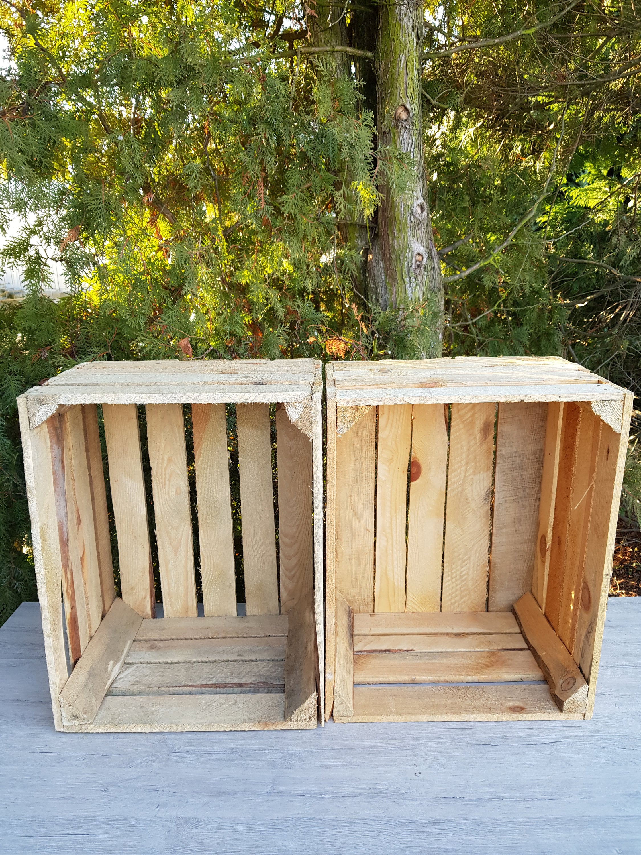 Strong Wooden Crates Fruit Apple Boxes Vintage Home Decor Etsy UK