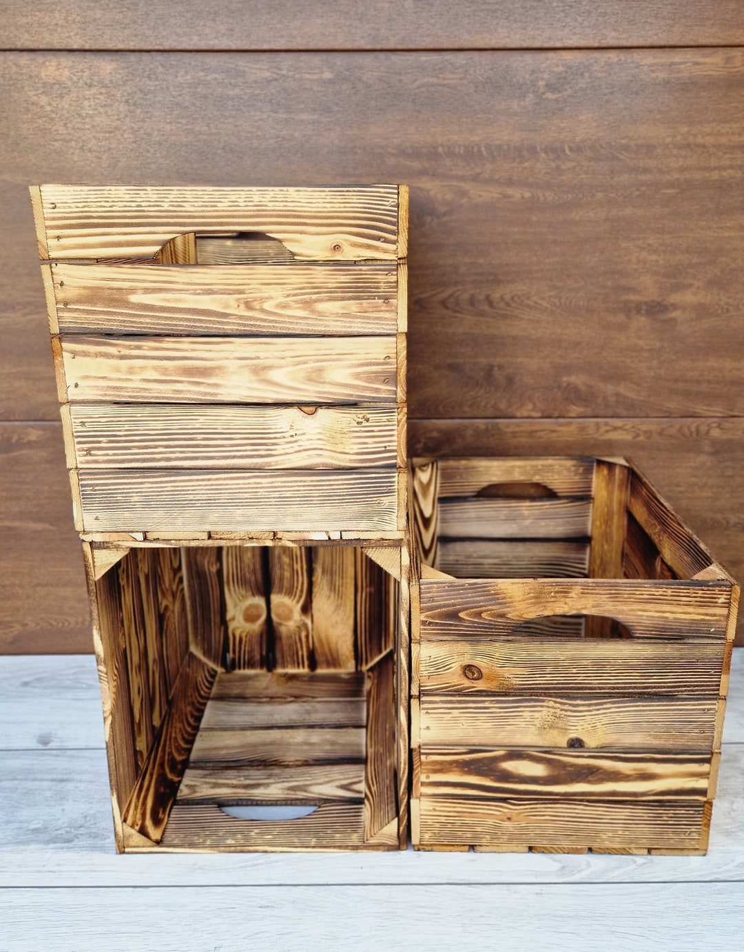 Wooden Crates for Kallax Unit 33x38x33cm Storage Boxes Etsy
