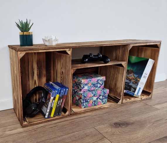 Wooden Chunky Rustic Handmade Furniture, TV Stand, Console Unit