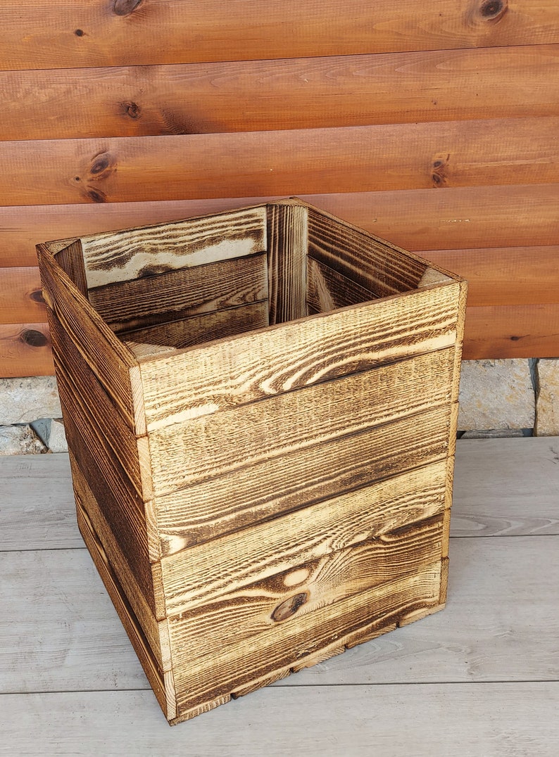 Wooden Kallax Crates 33x38x33 Storage Basket Natural or Etsy