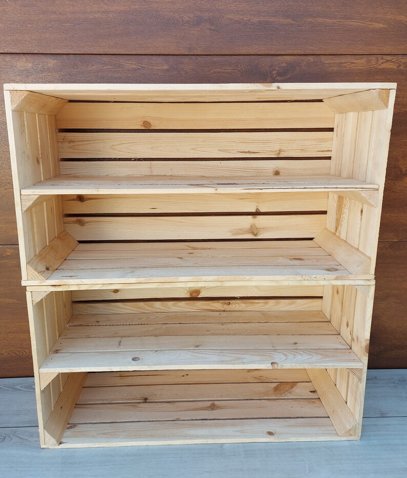 Storage Wooden Crates 75x40x30 Cm Garage Storage Box Home Etsy UK