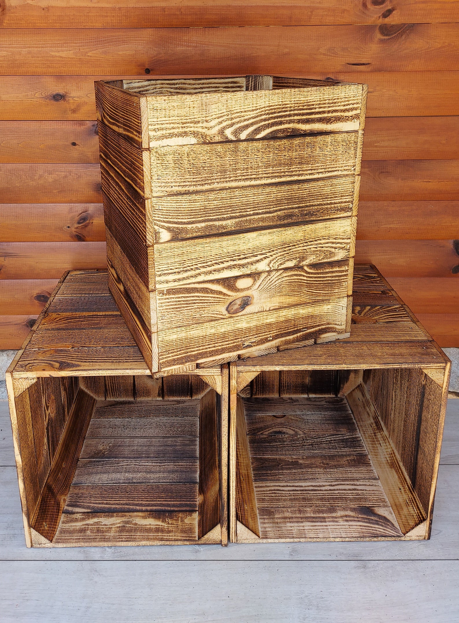 Wooden Kallax Crates 33x38x33 Storage Basket Natural or Etsy