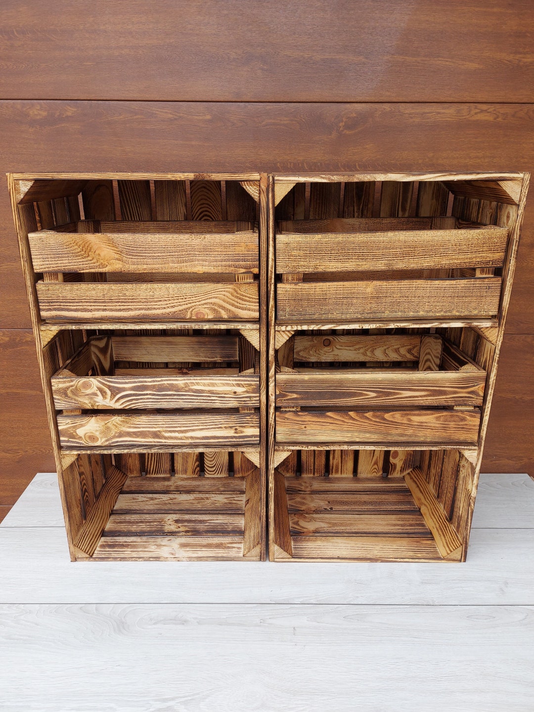 Storage Wooden Crates 75x40x30 Cm Garage Storage Box Home Etsy UK