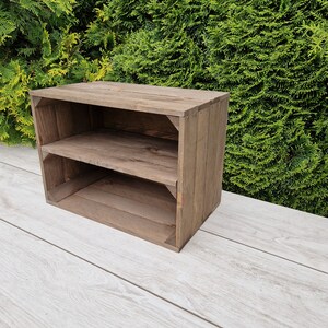 Solid Wooden Dark Wood Crates, Set Of Storage Box, Display Stand, Boxes Are Ready To Use with long shelf