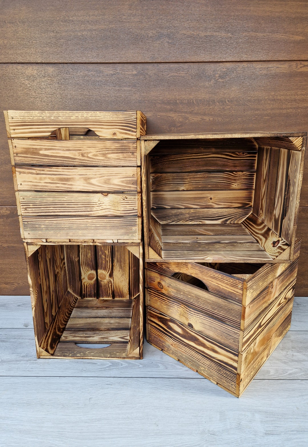 Wooden Crate for Kallax Unit 33x38x33cm Storage Wooden Etsy