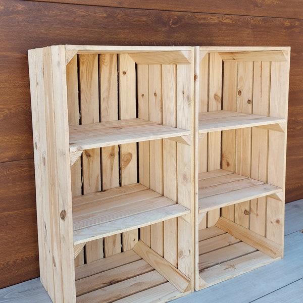 Wooden Crates Etsy UK