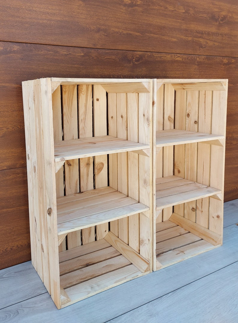 Storage Wooden Crates 75x40x30 Cm Garage Storage Box Home Etsy UK