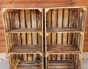 Storage Wooden Crates, Big Wooden Shoe Racks, Boxes With Shelf