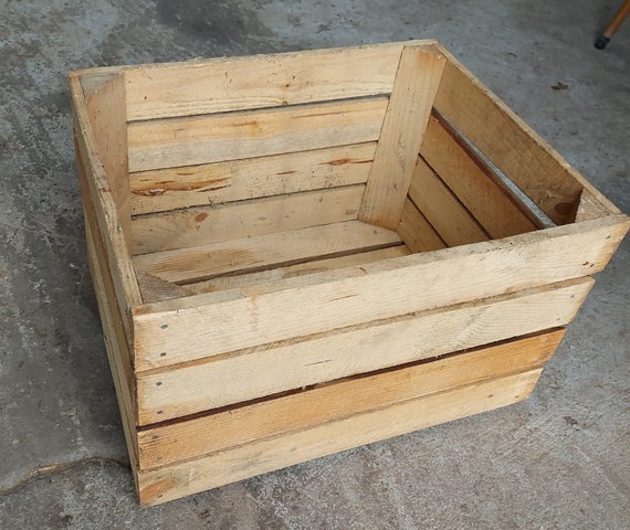 Cajas de madera, frutas 50 * 35 * 30 : : Productos Handmade