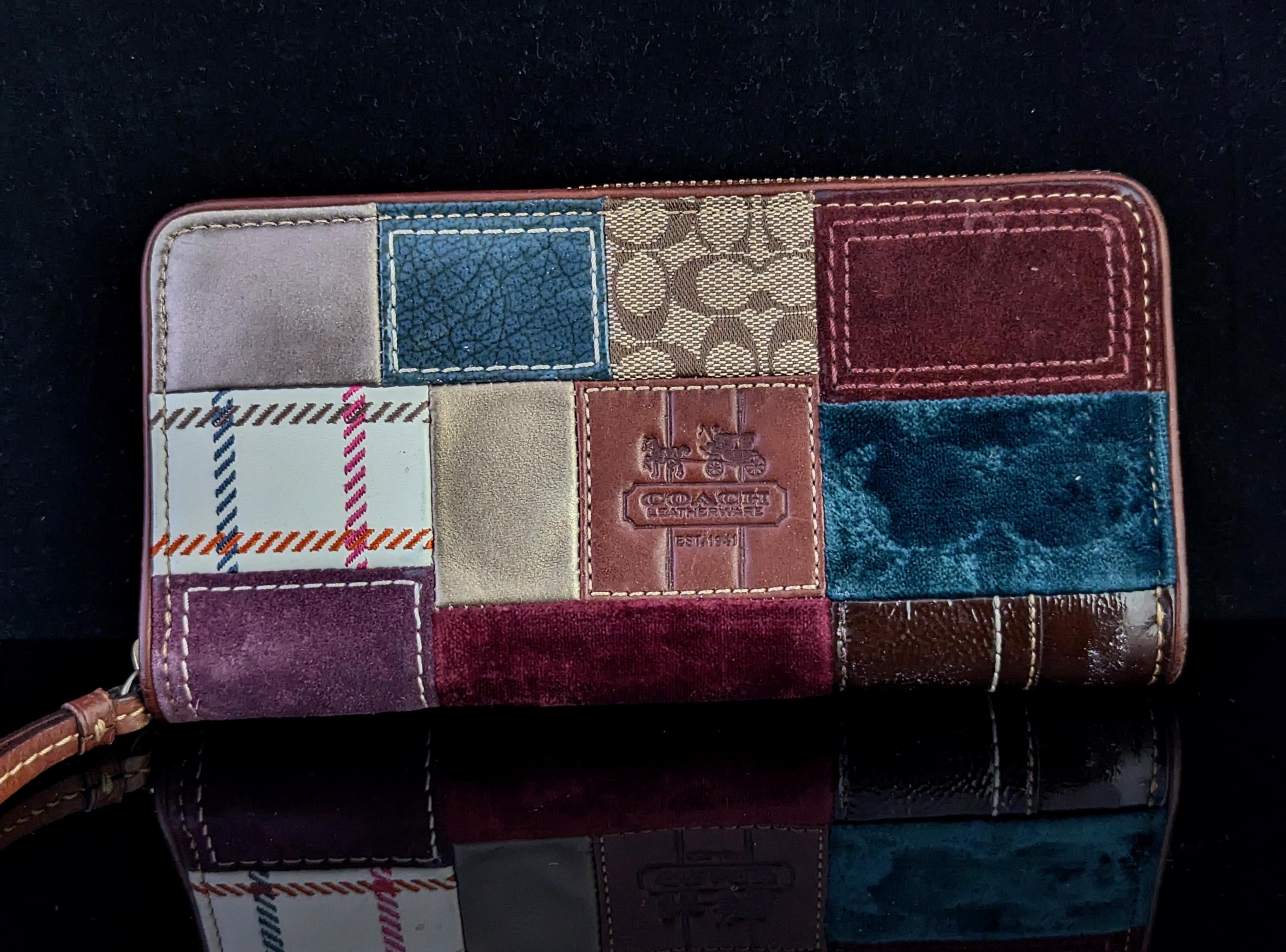 Coach Patchwork Wallet - Etsy